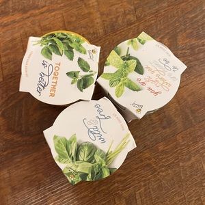 PLANT SPICE Growing set of 3. $15 OBO